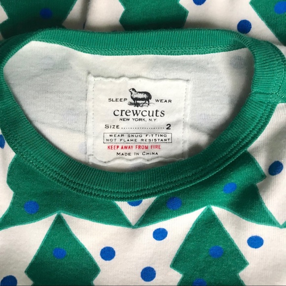 NWT crewcuts Sz 2 🎄 Pajamas - Picture 2 of 3